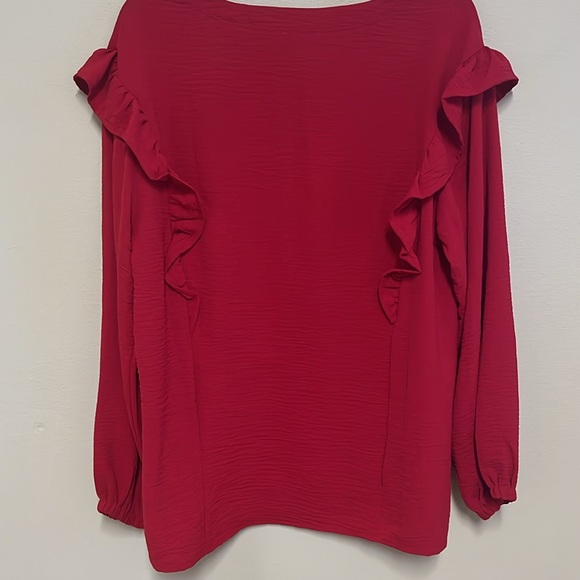 NWT! Cotton Bleu - Let’s Get Moving Red Top - Picture 7 of 10